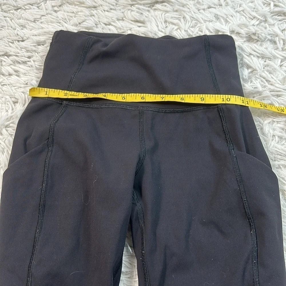 Lululemon City Sky Run By Crop Black
